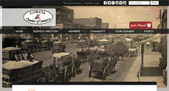 Desktop Screenshot of cowetachamber.com